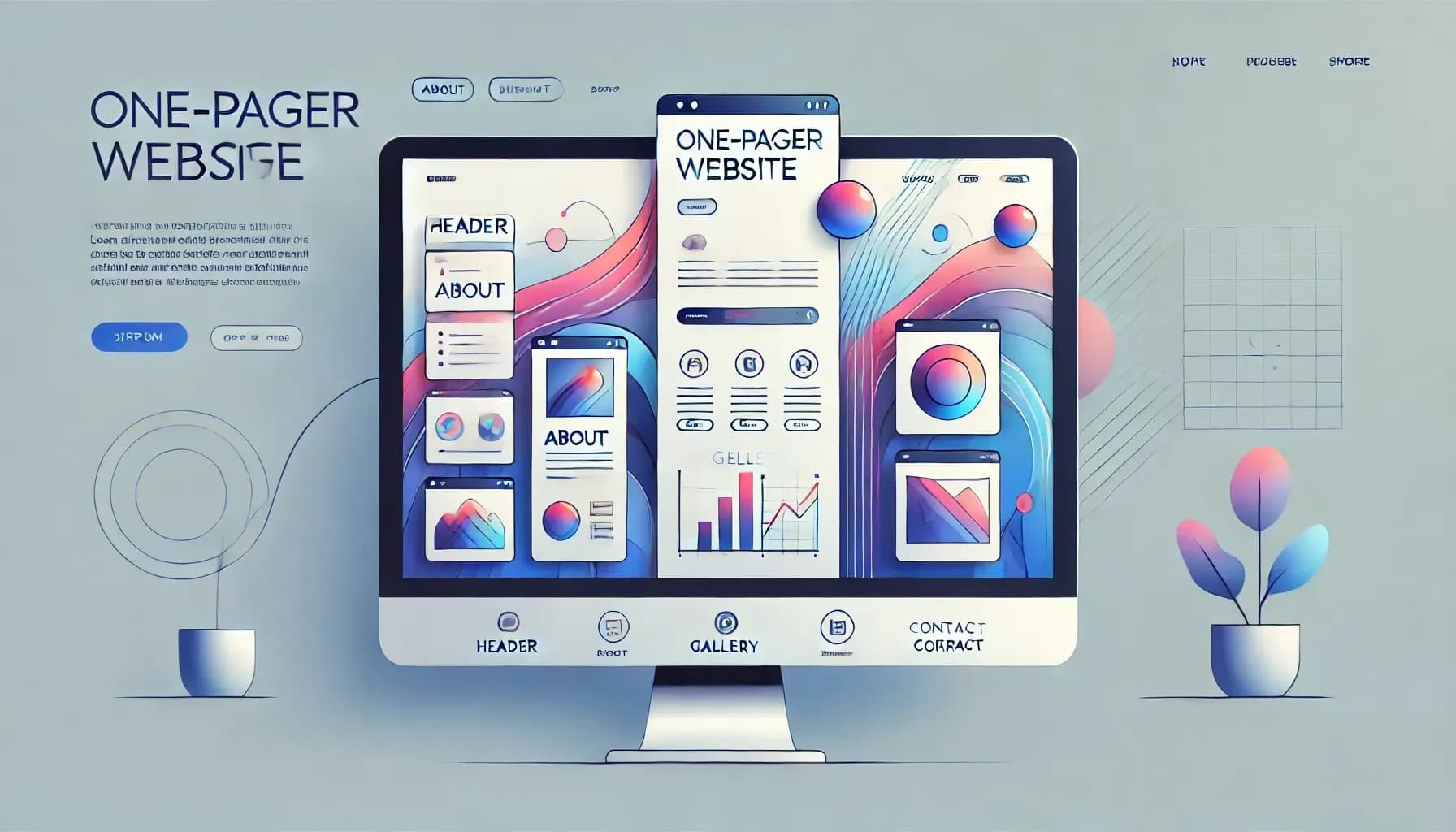 One-pager - Czy warto? Analiza zalet i wad stron internetowych w jednym oknie