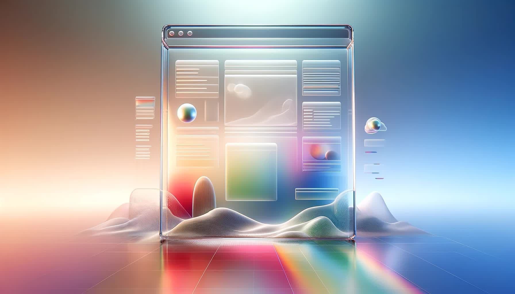Glassmorphism: Nowoczesne podejście do designu stron internetowych
