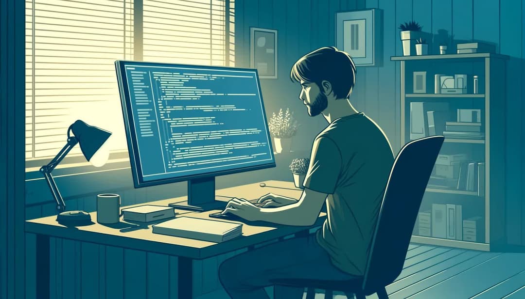 osoba używająca komputera, developer, Reselect