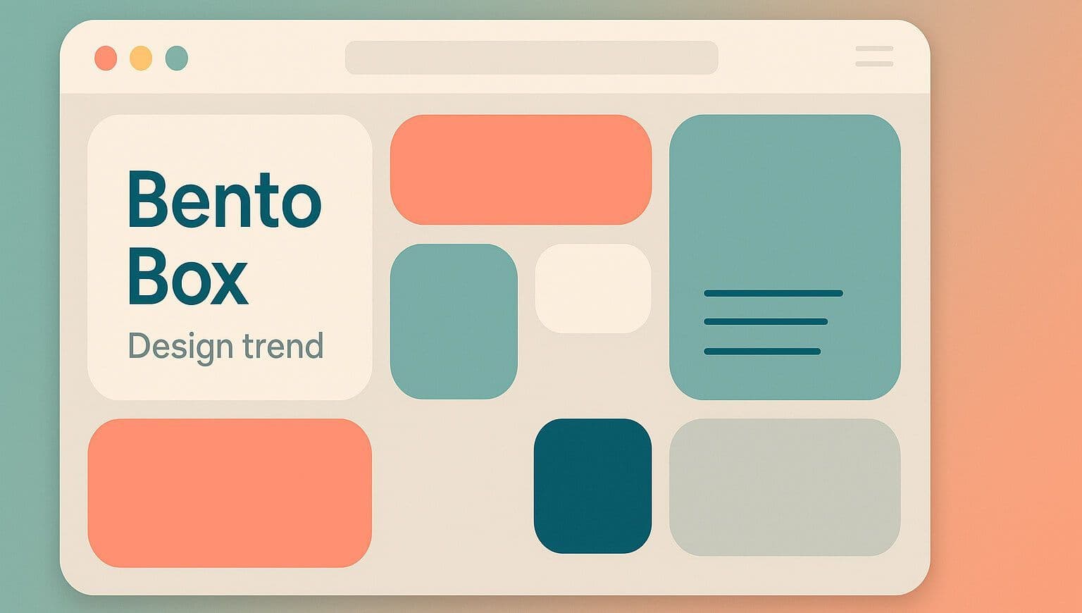 Bento grid: prosty sposób na czytelny i nowoczesny layout