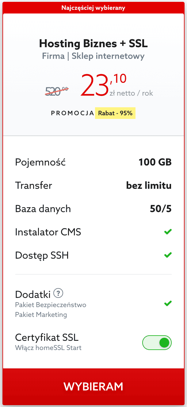 Hosting biznes (home.pl) vs. kiwi (lh.pl). test szybkości ładowania dla WordPress