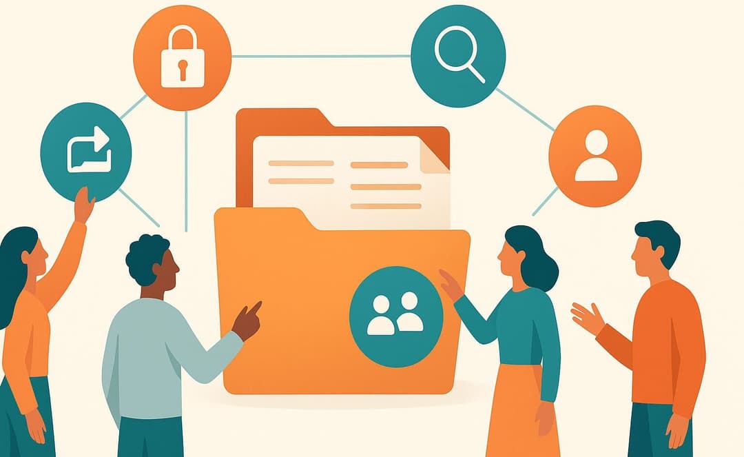 folder, ludzie, Knowledge Management System