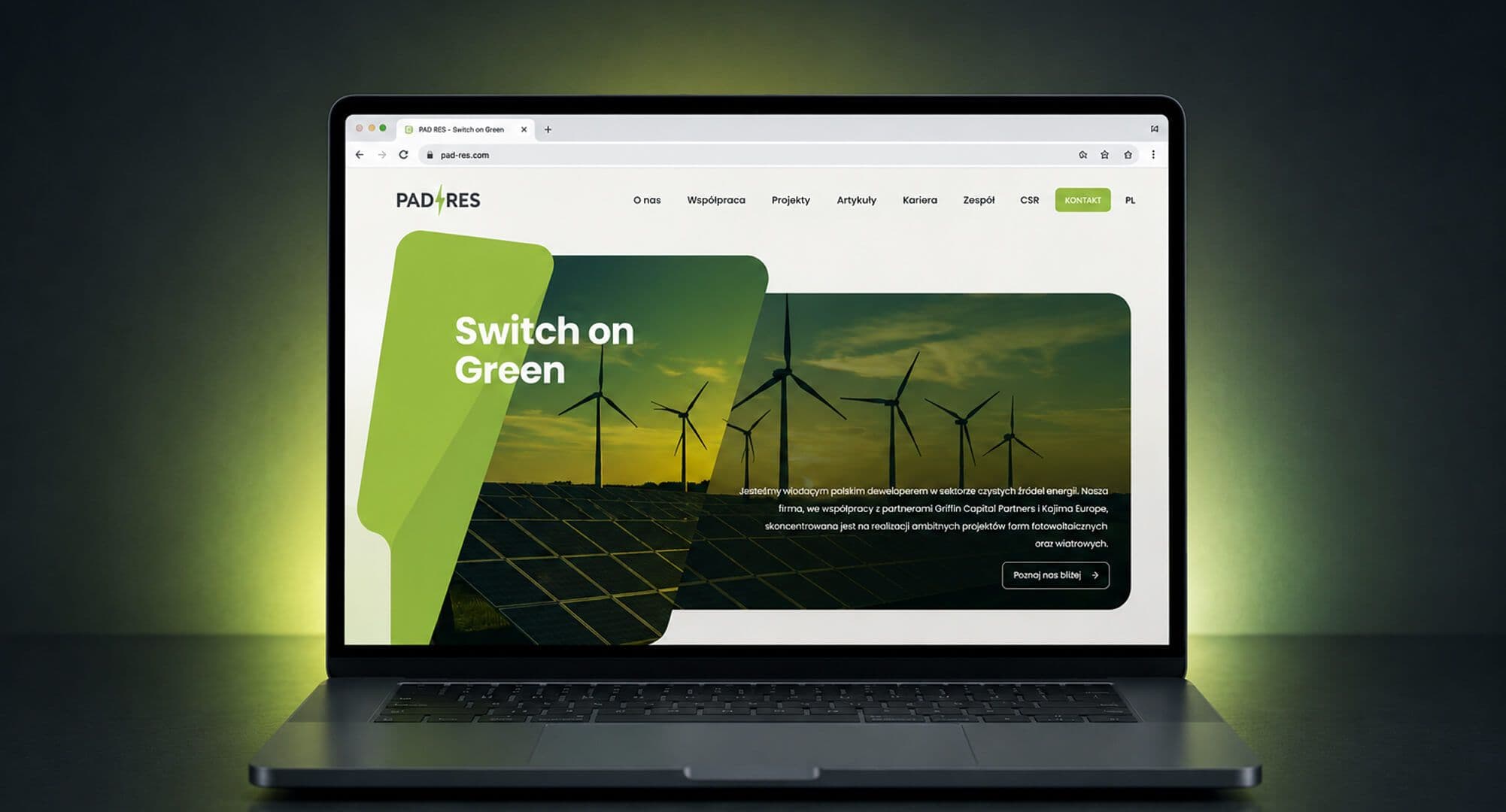 PadRes — kadr karty projektu zrealizowanego przez Boring Owl