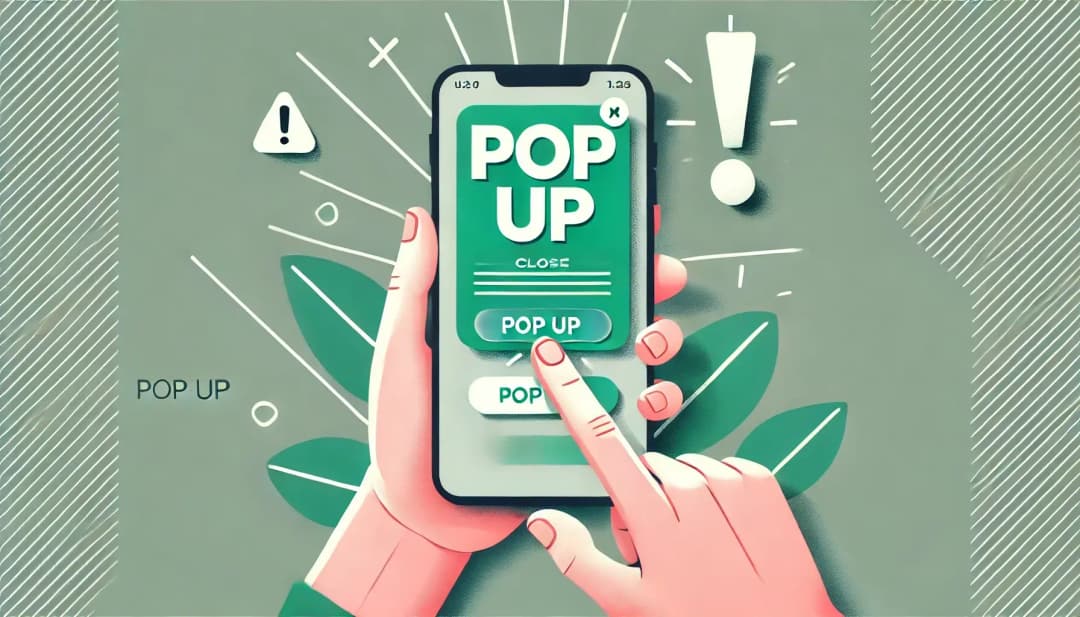 telefon, Reklamy pop-up