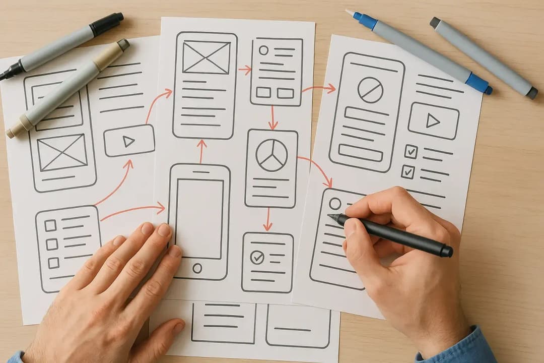 mockup. proces projektowania UX/UI