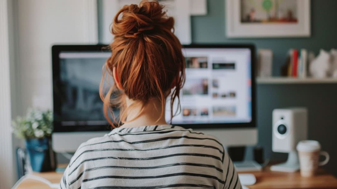 osoba używająca komputera, Semantic UI React
