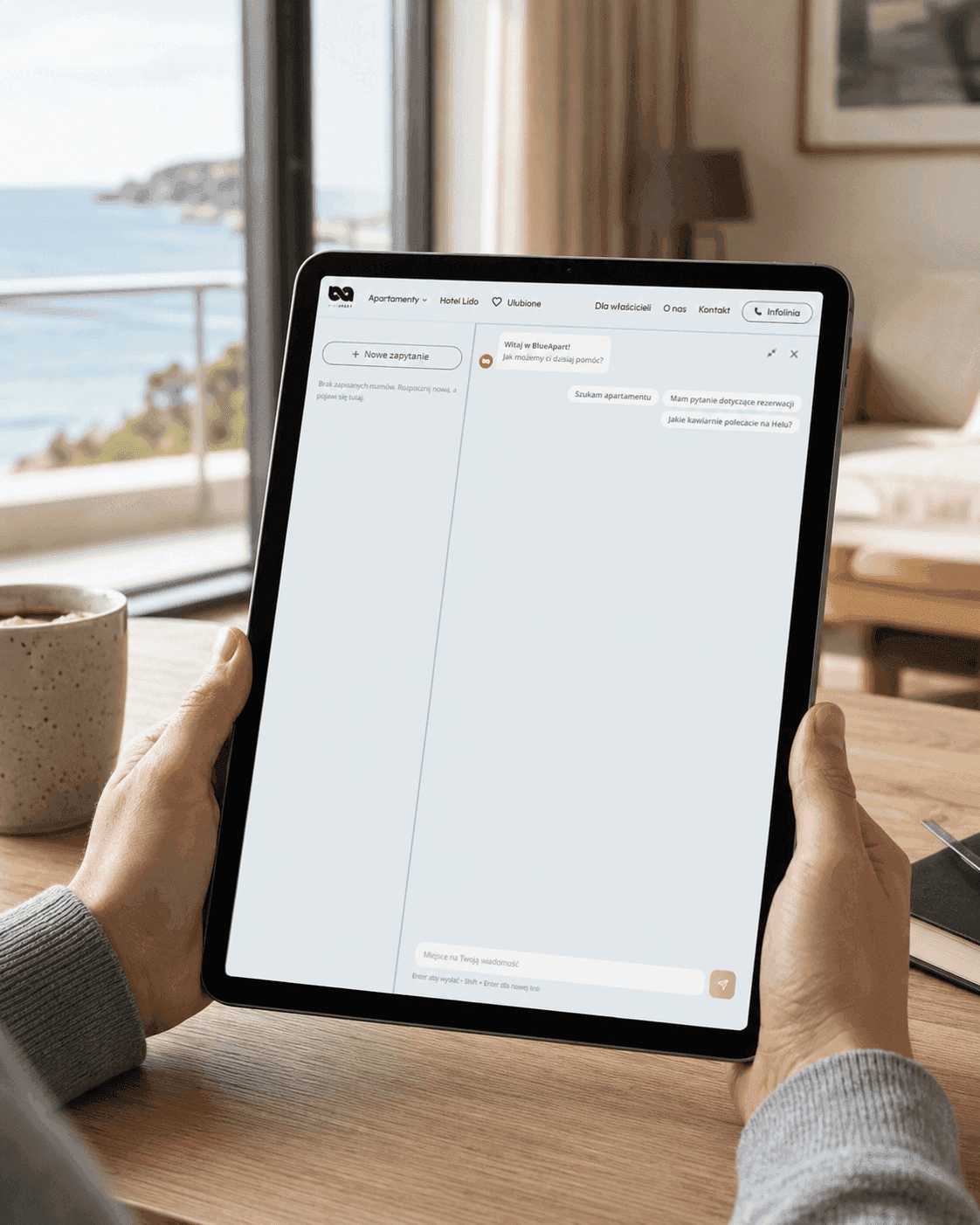 chatbot wdrożony dla blueapart