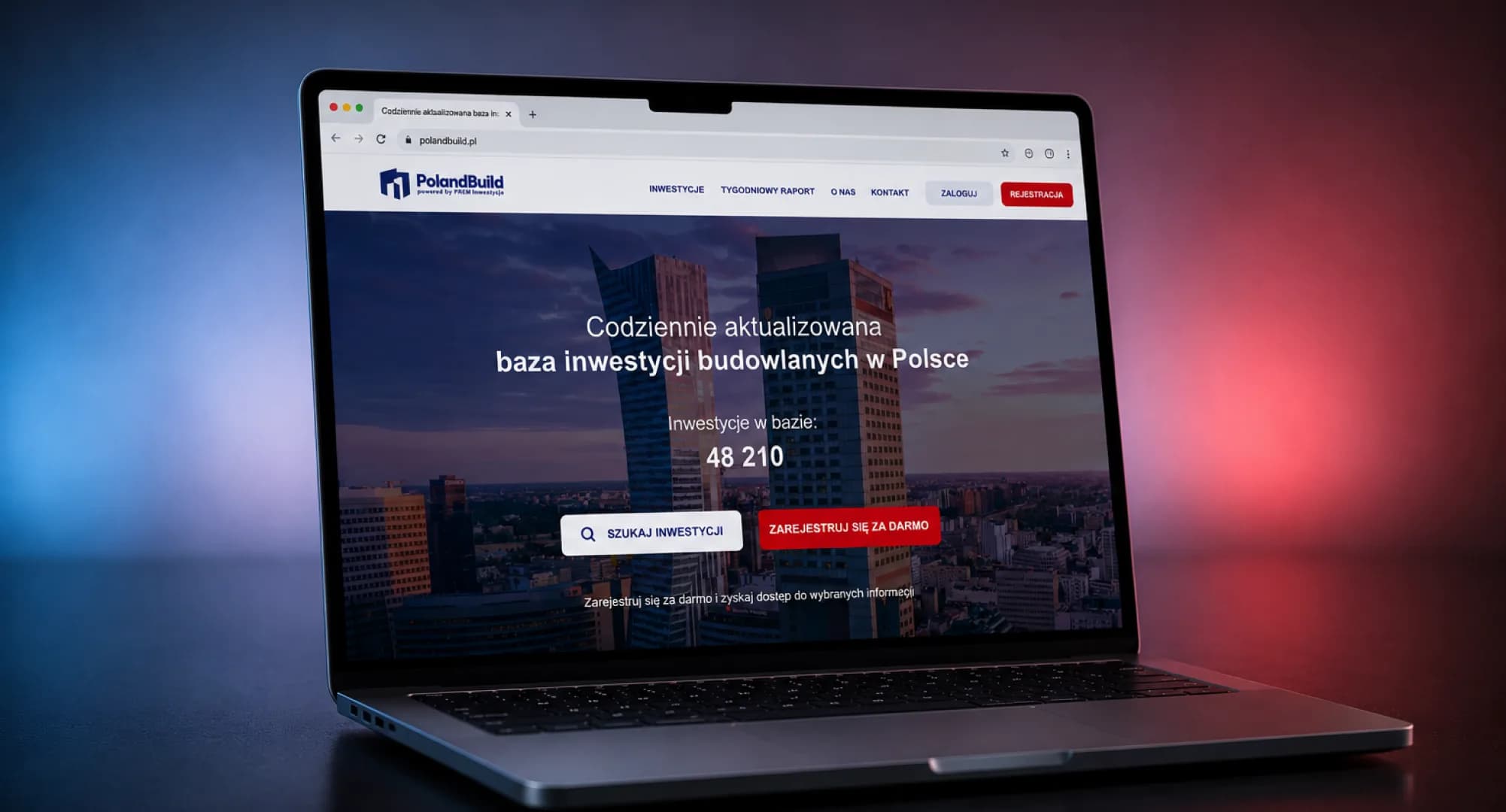Baza 40 000 inwestycji budowlanych z modelem subskrypcyjnym