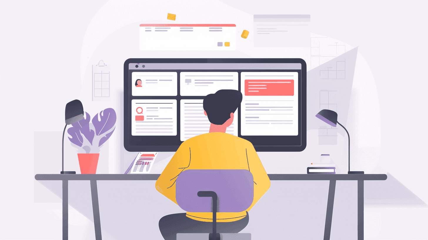 designer pracujacy nad UI