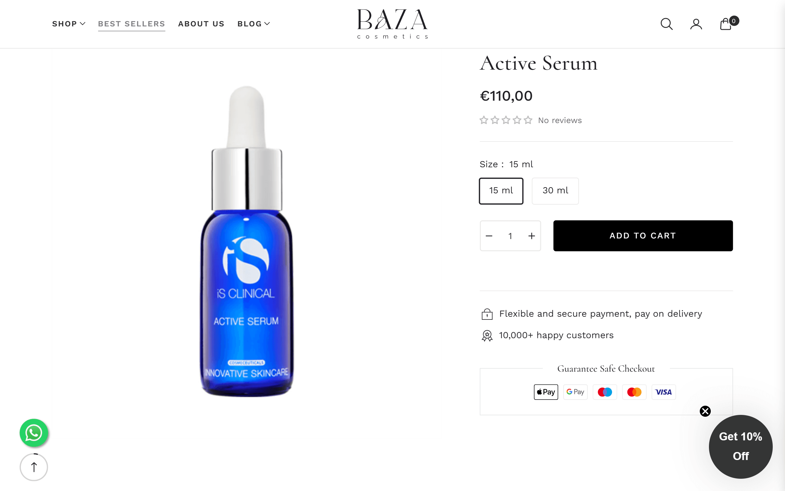 Baza Cosmetics, produkt