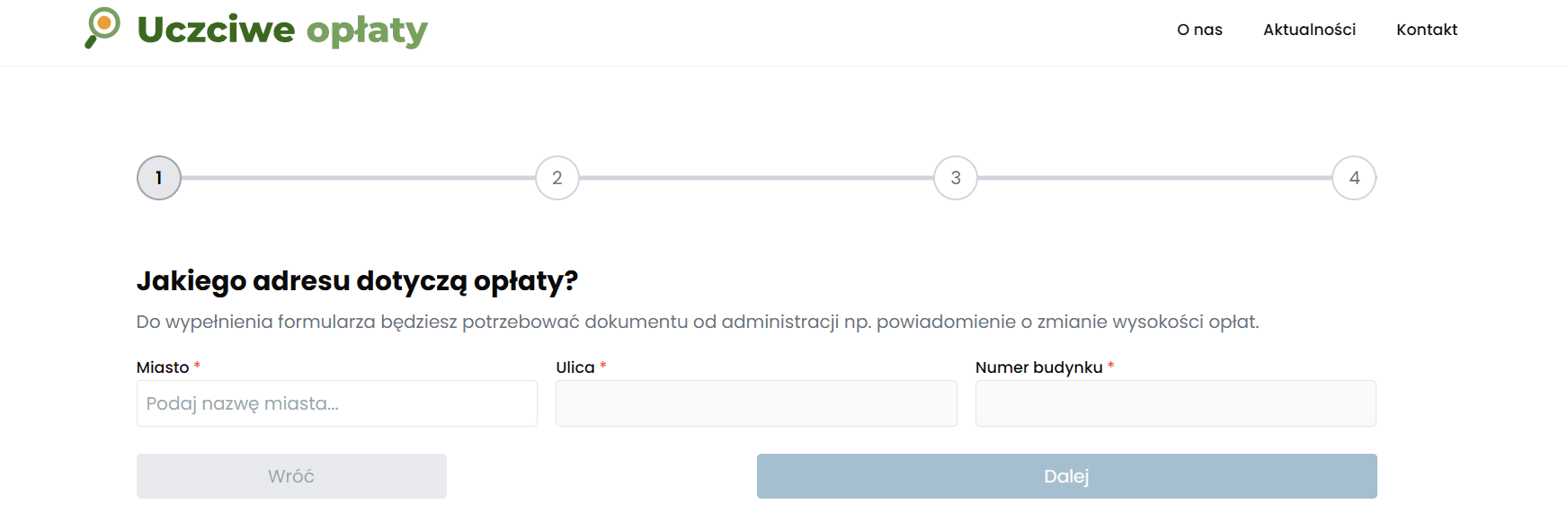 Uczciwe opłaty 