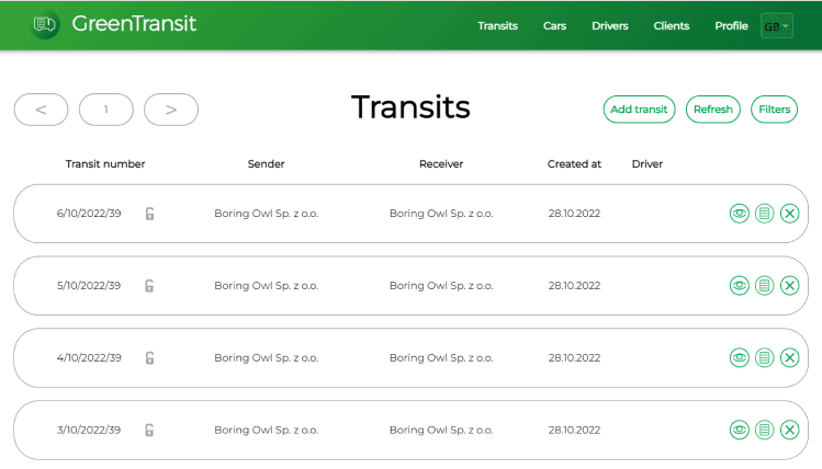 Case study: GreenTransit