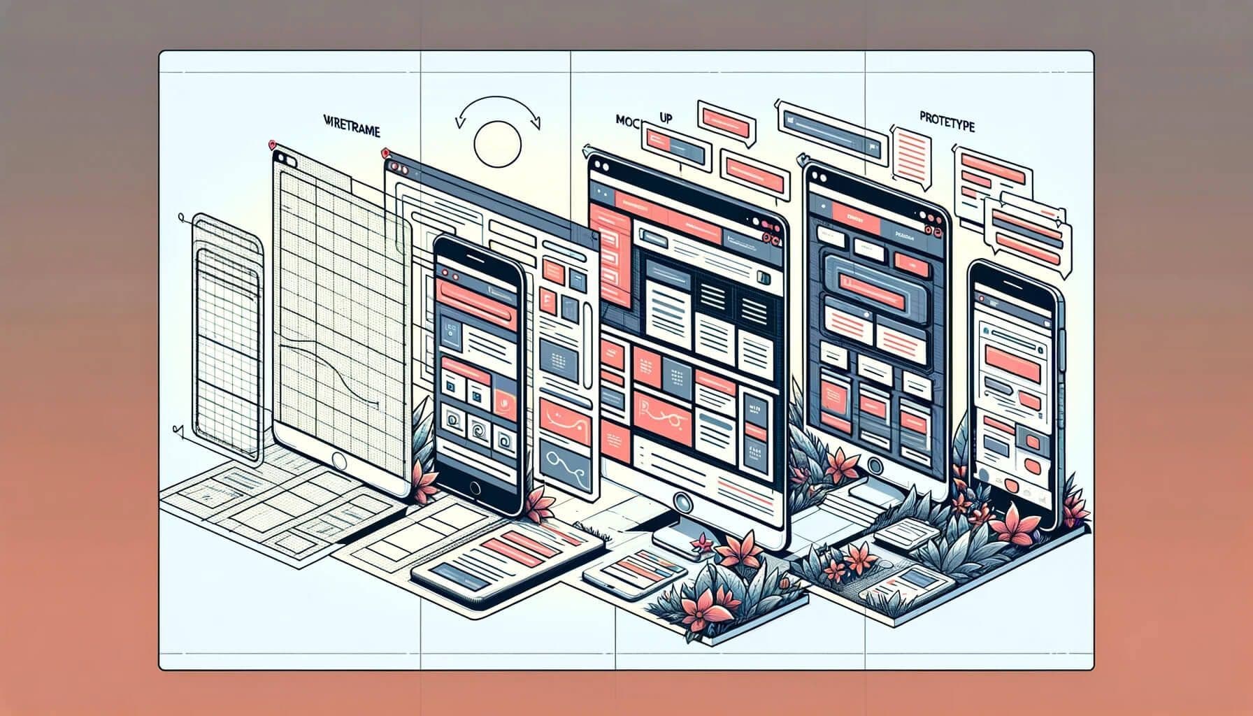 Wireframe, Mockup, Prototyp - Kluczowe etapy projektowania stron