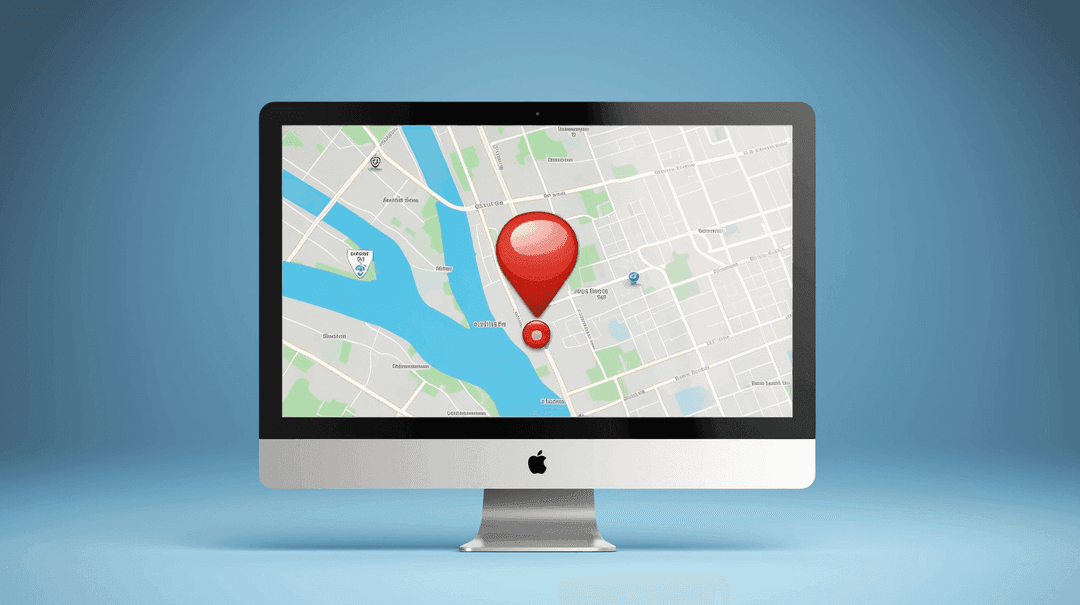 komputer, mapa, Google Maps API