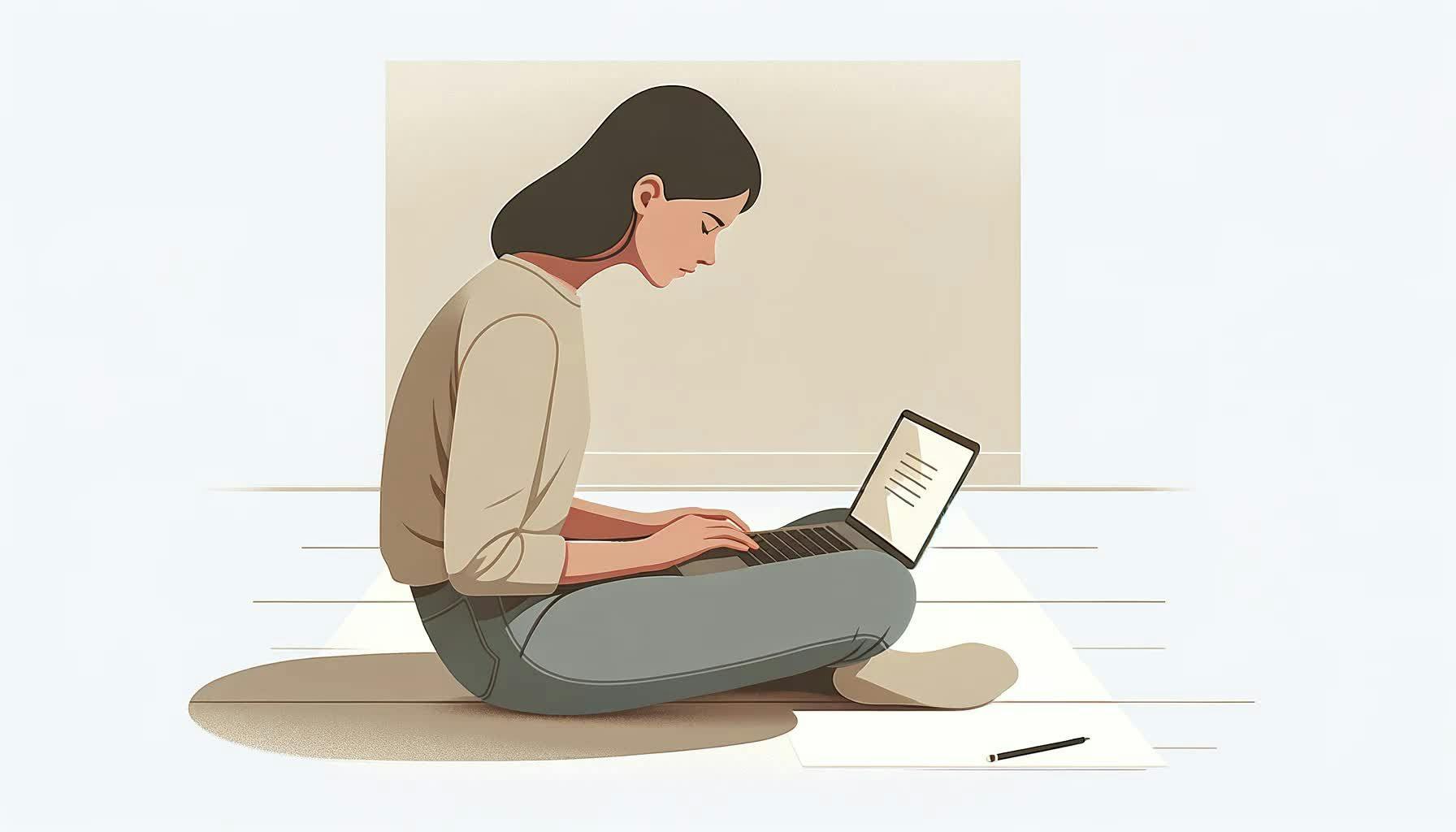 osoba pisząca na klawiaturze, Cornerstone Content